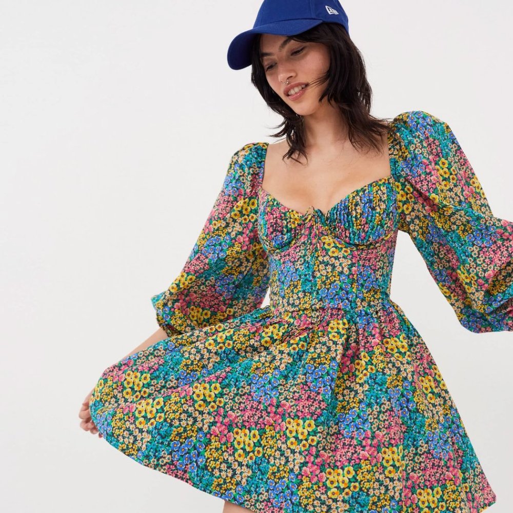 For Love and Lemons Ruth Mini Dress